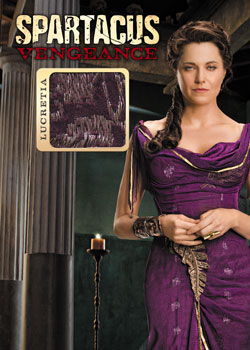 Lucy Lawless as Lucretia Spartacus Relic card