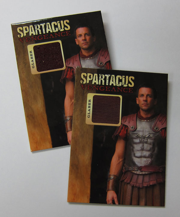 Craig Parker as Claudius Glaber Spartacus Relic card