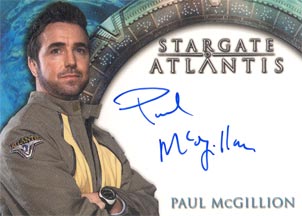 Paul McGillion as Dr. Carson Beckett Autograph card