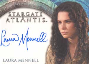 Laura Mennell as Sanir Autograph card