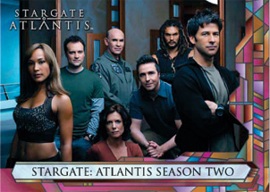 2008 Stargate Atlantis Season 3 & 4 promo card P1 