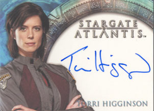 Torri Higginson as Dr. Elizabeth Weir Autograph card