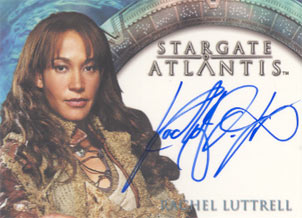 Rachel Luttrell as Teyla Emmagan Autograph card