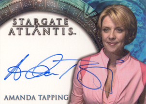 Amanda Tapping as Lieutenant Colonel Samantha 'Sam' Carter 1st Tier Multi-Case Incentive Autograph Card