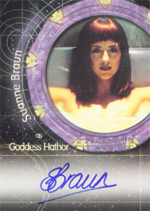 Suanne Braun as Goddess Hathor Autograph card