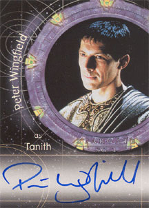 Peter Wingfield as Tanith Autograph card