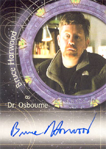 Bruce Harwood as Dr. Osbourne Autograph card