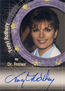Teryl Rothery as Dr. Fraiser Autographs