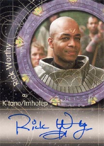 Rick Worthy as K'tano/Imhotep Autographs