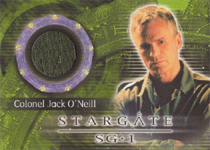 Colonel Jack O'Neill Costume card/Relic Card