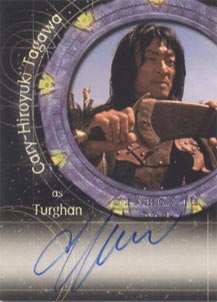 Cary-Hiroyuki Tagawa as Turghan Autograph card