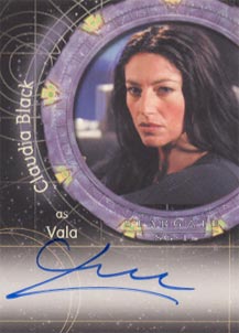 Claudia Black as Vala Autograph card