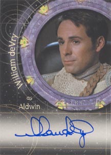 William de Vry as Aldwin Autograph card