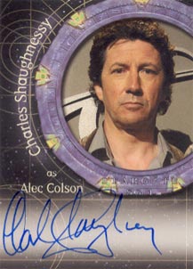 Charles Shaughnessy as Alec Colson Autograph card