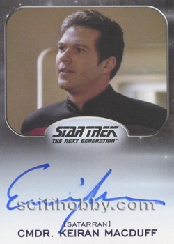 Erich Anderson as Commander Keiran MacDuff Aliens Expansion Autograph card
