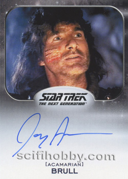 Joey Aresco as Brull Aliens Expansion Autograph card
