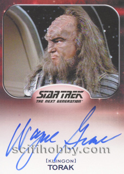 Wayne Grace as Torak Aliens Expansion Autograph card