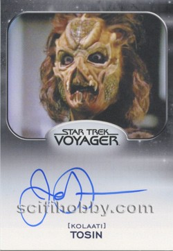 James Horan as Tosin Aliens Expansion Autograph card
