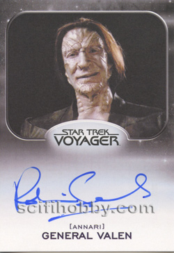 Robin Sachs as General Valen Aliens Expansion Autograph card