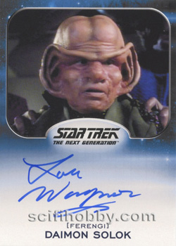 Lou Wagner as DiaMon Solok Aliens Expansion Autograph card