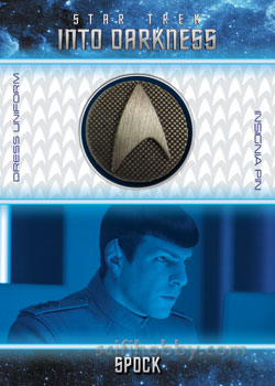 Spock Star Trek Into Darkness Uniform Badge card