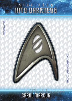 Carol Marcus Star Trek Into Darkness Uniform Badge card