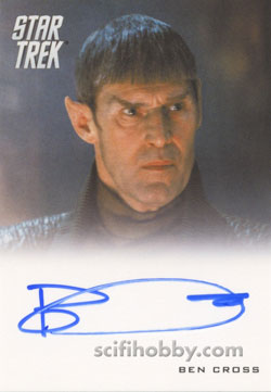 Ben Cross as Sarek Star Trek Movie Autograph card