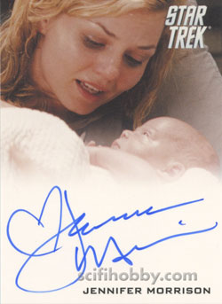 Jennifer Morrison as Winona Kirk Star Trek Movie Autograph card
