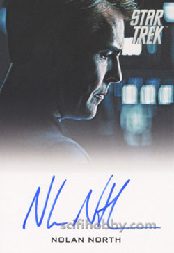 Nolan North as U.S.S. Vengeance Bridge Officer Star Trek Movie Autograph card