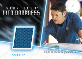 McCoy Star Trek Into Darkness Uniform Relic card
