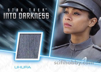 Uhura Star Trek Into Darkness Uniform Relic card