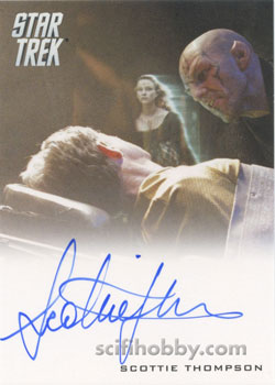 Scottie Thompson as Nero's Wife Star Trek Movie Autograph card