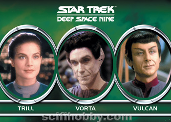 Trill/Vorta/Vulcan/Wadi/Yaderan/Yridian Aliens of Star Trek Deep Space Nine