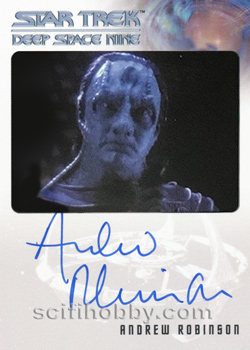 Andrew Robinson Exclusive Mirror Universe Autograph Card Archive Box Exclusive Card