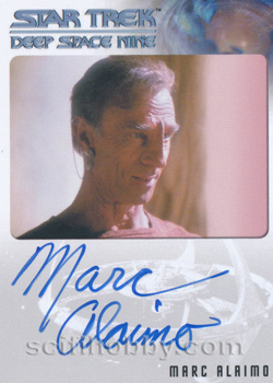 Marc Alaimo as Anjohl Tennan Autograph card