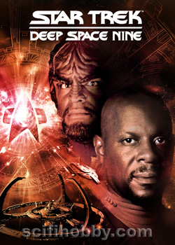 Sisko and Worf DVD Character Cover Art