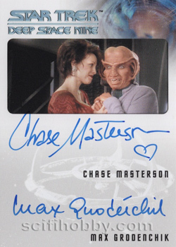 Masterson/Grodenchik as Leeta/Rom Autograph card