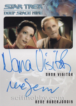 Visitor/Auberjonois as Kira/Odo Autograph card