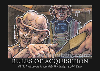 Rule #111 Rules of Acquisition