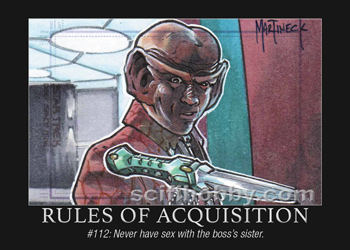 Rule #112 Rules of Acquisition