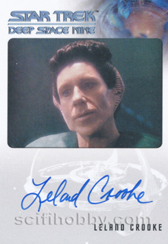 Leland Crooke as Gelnon Autograph card