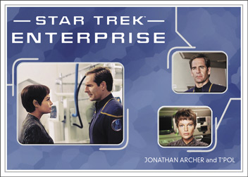 Captain Jonathan Archer and T'Pol Relationship card