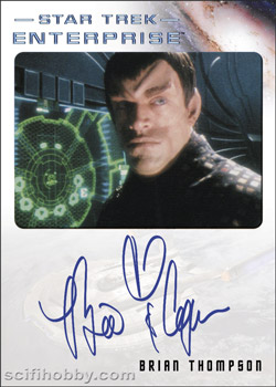 Brain Thompson as Admiral Valdore Autograph Card