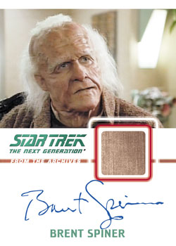 Brent Spiner Autograph/Costume Card 6-Case Incentive