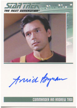 Amick Byram as Commander Ian Andrew Troi Autograph card