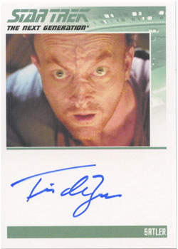 Tim DeZarn as Satler Autograph card