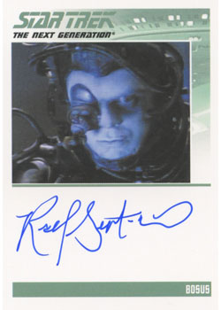 Richard Gilbert-Hill as Bosus Autograph card