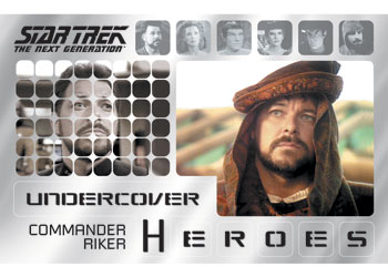 Commander Riker/Barkonian in Thine Own Self Undercover Heroes