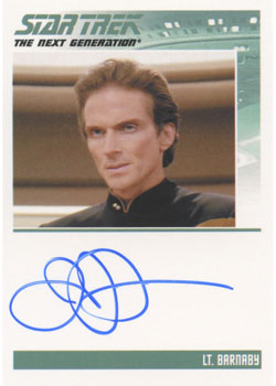 James Horan as Lt. Barnaby Autograph card