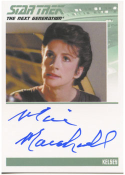 Marie Marshall as Kelsey Autograph card